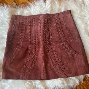 Willow & Clay Embroidered Mini Skirt